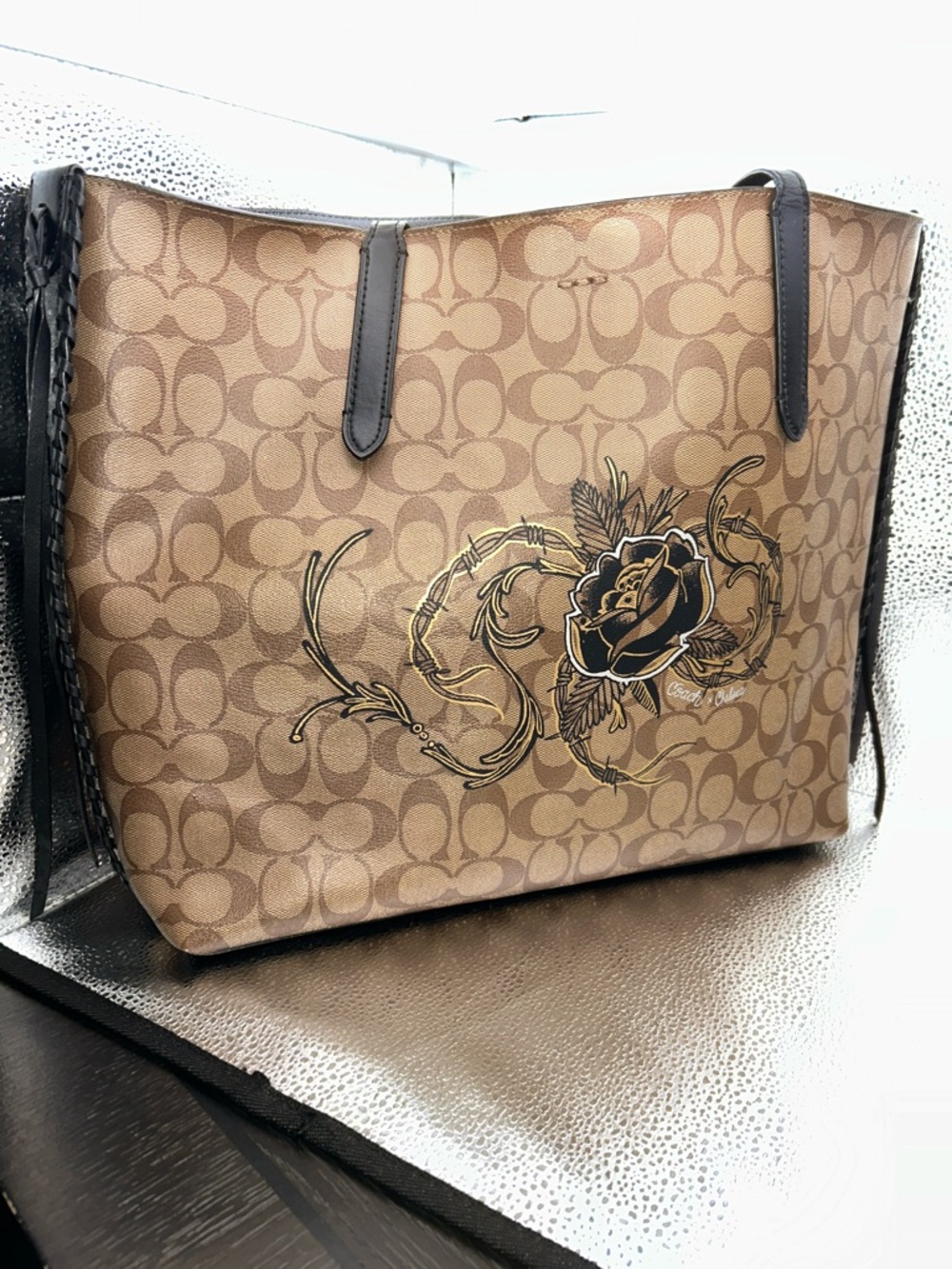 Coach x Chelsea Champlain Limited Edition Tattoo Rose Tote